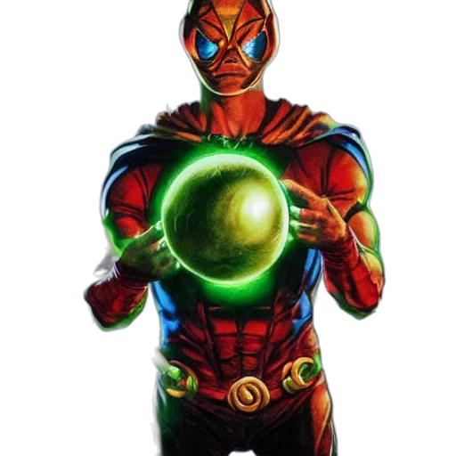 mask, staff, comic book art, concept art transparent PNG cut-out