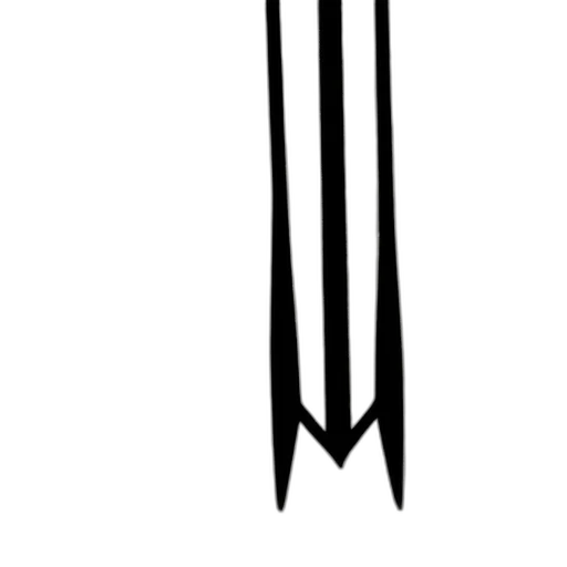 sword, staff, hair, crown transparent PNG cut-out