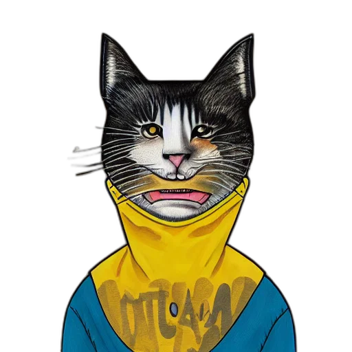 jacket, comic book art, cartoon, concept art transparent PNG cut-out