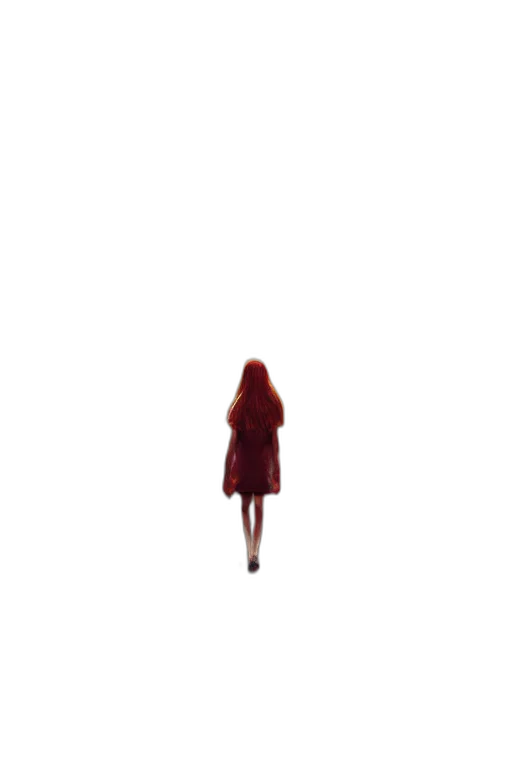 dress, hair, creature, robot transparent PNG cut-out