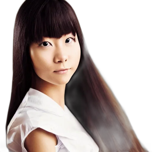 hair, staff, face, photorealistic transparent PNG cut-out