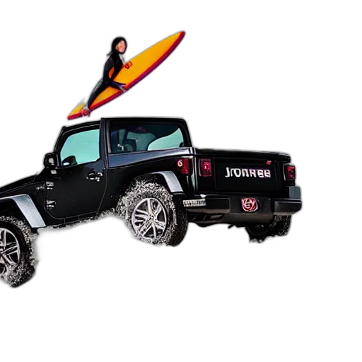 car, weapon, angry, asian, girl, surfing, black, jeep transparent PNG cut-out