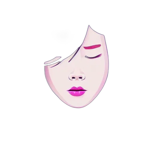 mask, face, hat, jewelry, vaporwave, cartoon, anime, pixel art transparent PNG cut-out