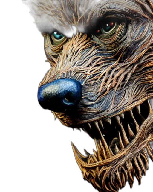 creature, animal, mask, dragon, photorealistic, concept art, 3d render, fantasy art transparent PNG cut-out