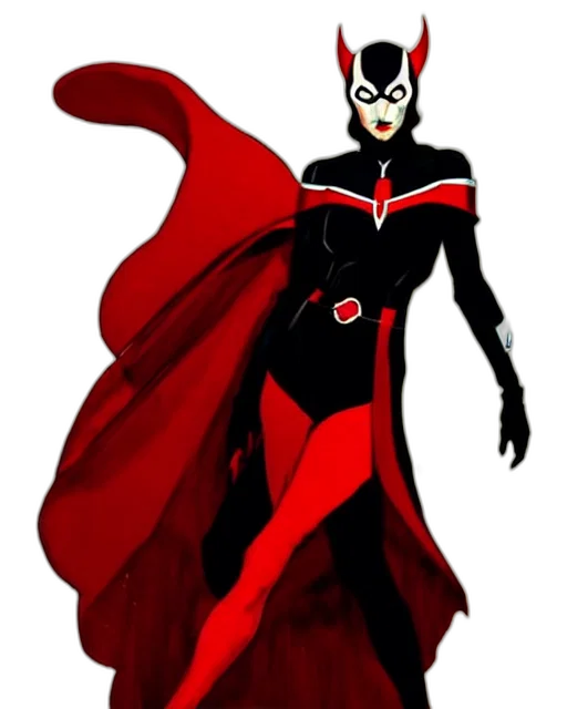 comic book art, concept art, cartoon, red transparent PNG cut-out