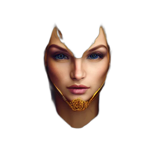 mask, face, jewelry, dragon transparent PNG cut-out