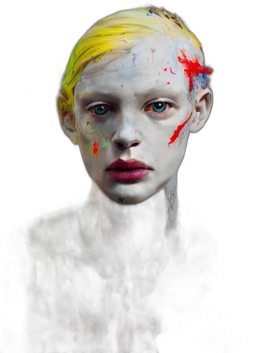 face, mask, creature, crown transparent PNG cut-out
