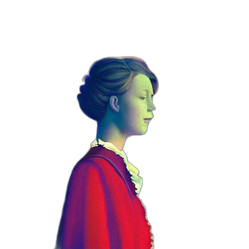 face, dress, crown, robot transparent PNG cut-out