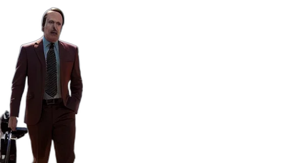 jacket, staff, 3d render, scene, better, call, saul transparent PNG cut-out