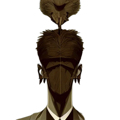 mask, face, staff, creature transparent PNG cut-out
