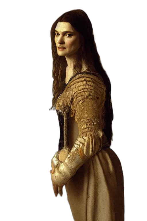 dress, crown, jewelry, face, photorealistic, oil painting, fantasy art, concept art transparent PNG cut-out