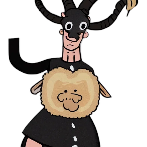 animal, mask, dress, creature, concept art, cartoon, portrait, chef transparent PNG cut-out