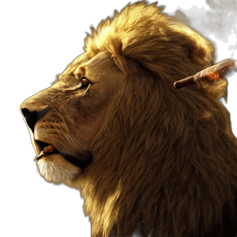 staff, crown, animal, photorealistic transparent PNG cut-out