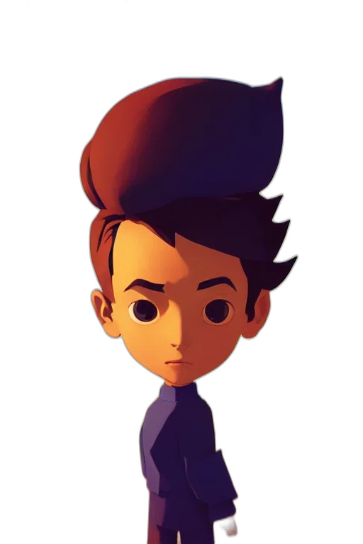 face, staff, crown, creature, concept art, cartoon, pixel art, 3d render transparent PNG cut-out