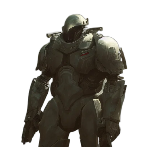 robot, weapon, creature, concept art, 3d render, cyberpunk, fantasy art, outer space transparent PNG cut-out