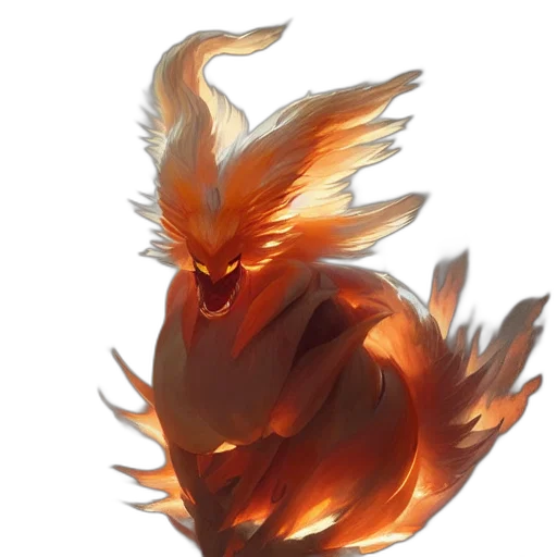 dragon, hair, creature, animal, concept art, fantasy art, pixel art, watercolor transparent PNG cut-out