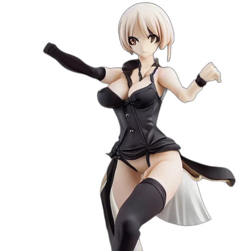 dress, concept art, 3d render, anime transparent PNG cut-out