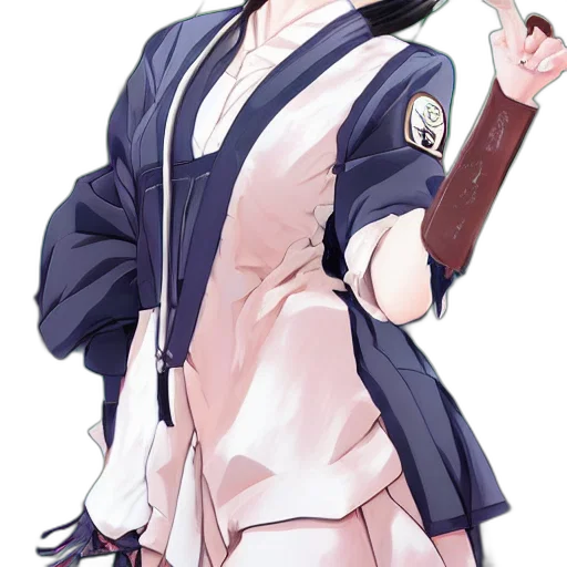 staff, sword, weapon, jacket, anime, concept art, cartoon, pixel art transparent PNG cut-out
