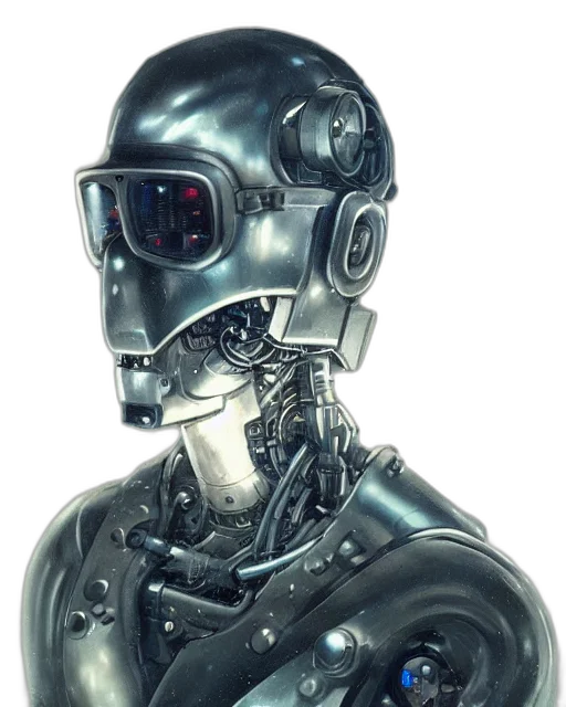 robot, mask, face, cyberpunk, concept art, 3d render, comic book art, half transparent PNG cut-out