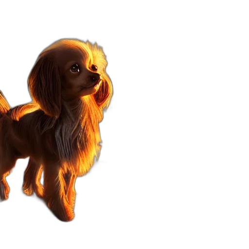 animal, creature, hair, staff, 3d render, photorealistic, concept art, fantasy art transparent PNG cut-out