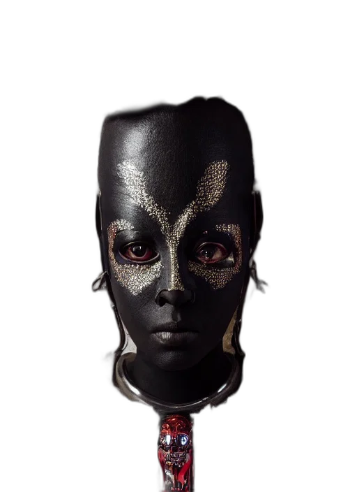 mask, face, jewelry, creature transparent PNG cut-out