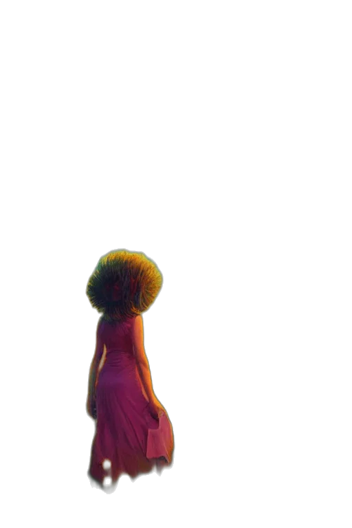 dress, hair, crown, flower transparent PNG cut-out