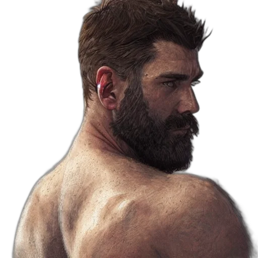 face, hair, animal, creature, photorealistic, concept art, fantasy art, pixel art transparent PNG cut-out