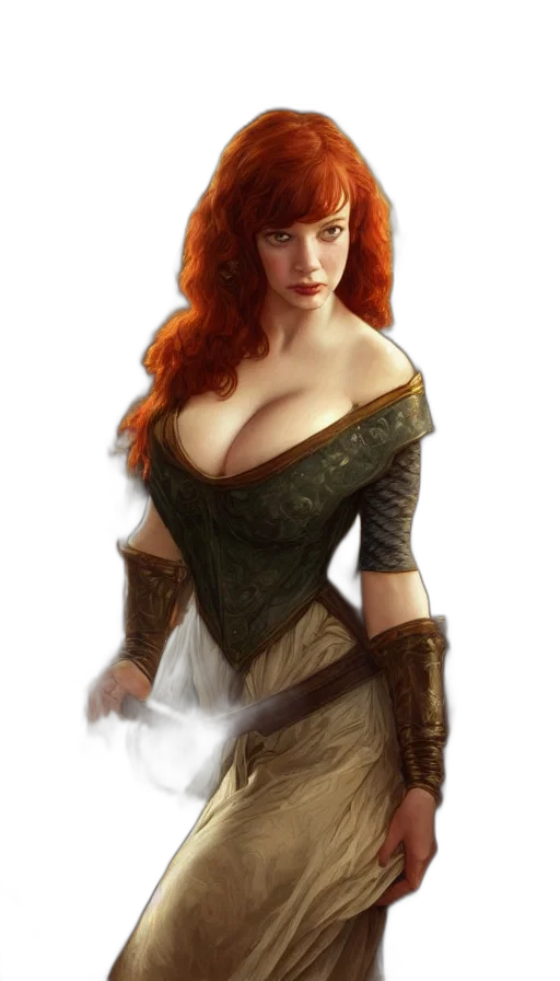 dress, sword, fantasy art, concept art transparent PNG cut-out