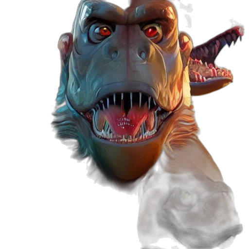 creature, dragon, mask, face transparent PNG cut-out