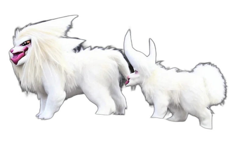dragon, animal, creature, hair, concept art, 3d render, photorealistic, fantasy art transparent PNG cut-out