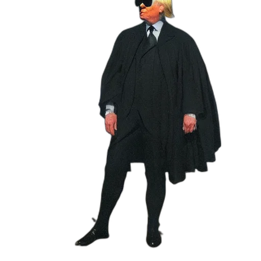 jacket, mask, staff, hat transparent PNG cut-out
