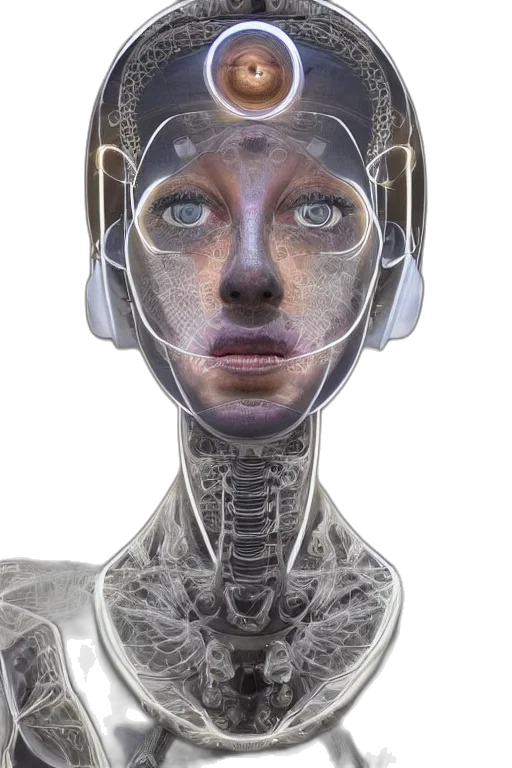 robot, face, mask, creature transparent PNG cut-out