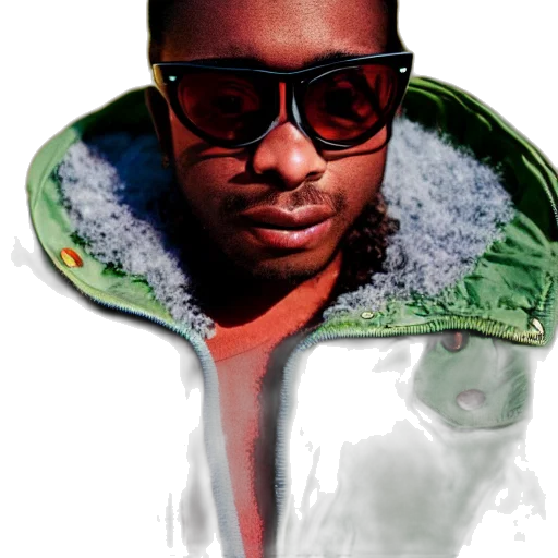 jacket, face, photorealistic, concept art, cartoon, watercolor, photo, black transparent PNG cut-out