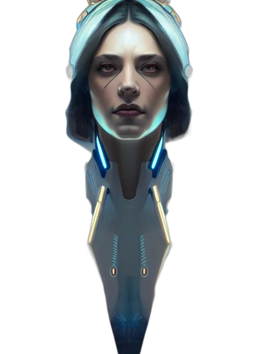 robot, face, mask, staff transparent PNG cut-out