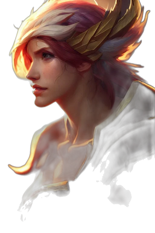 crown, face, hat, staff, fantasy art, concept art, photorealistic, watercolor transparent PNG cut-out
