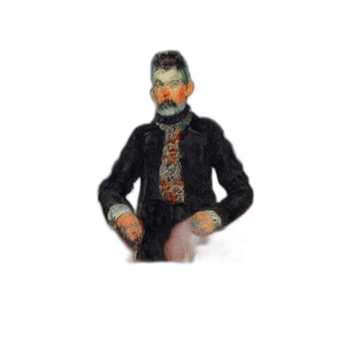 jacket, mask, face, staff transparent PNG cut-out