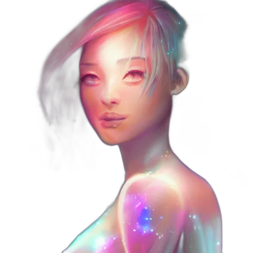 robot, dress, face, creature transparent PNG cut-out