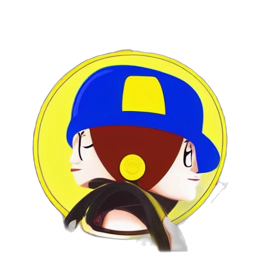 hat, cartoon, pixel art, anime, 3d render, album, cover, art transparent PNG cut-out