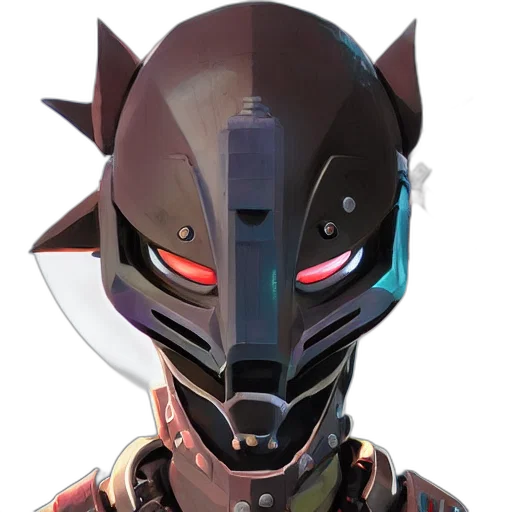 mask, robot, face, concept art transparent PNG cut-out