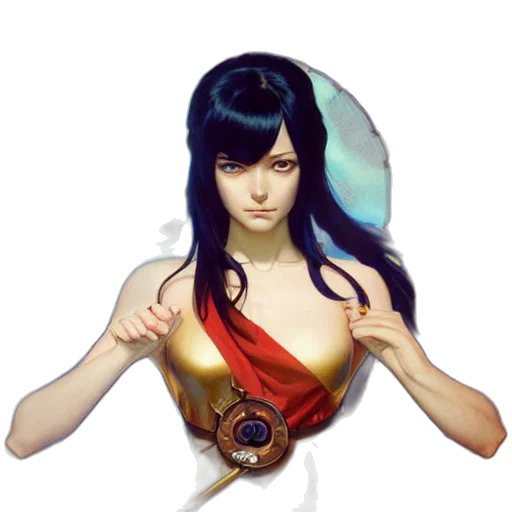 jewelry, staff, dress, fantasy art transparent PNG cut-out