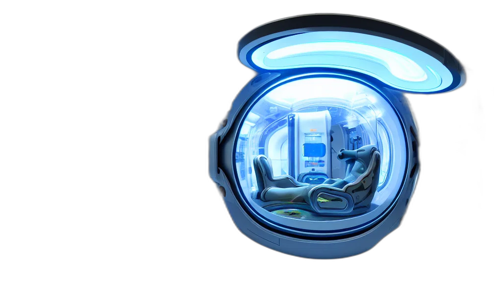 robot, mask, 3d render, concept art transparent PNG cut-out