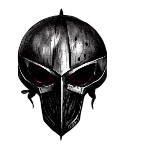 mask, face, concept art, comic book art, fantasy art, cyberpunk, crow, skull transparent PNG cut-out