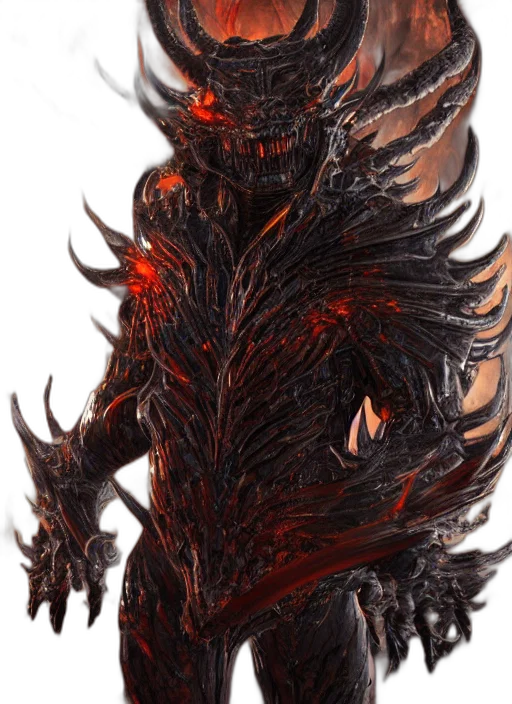 dragon, creature, staff, mask transparent PNG cut-out