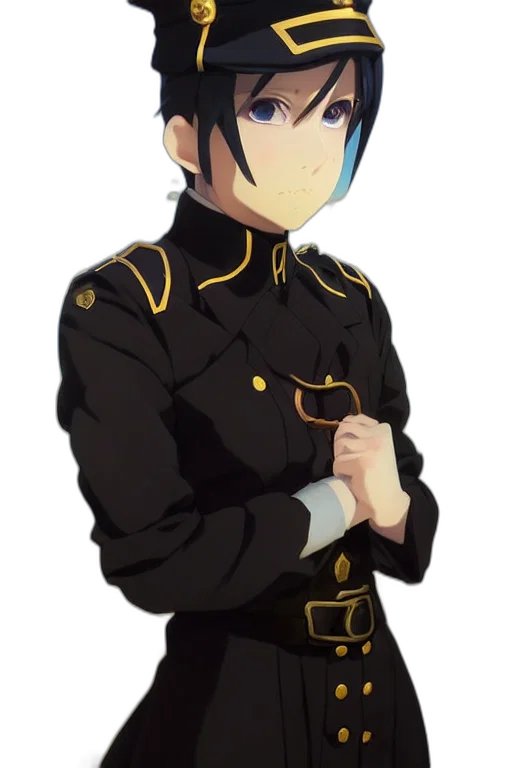 staff, jacket, face, crown transparent PNG cut-out