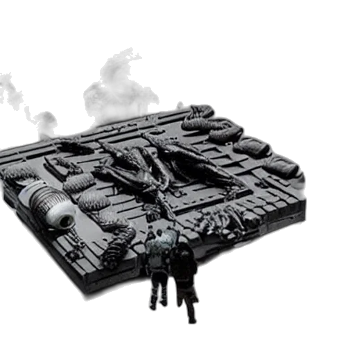 weapon, furniture, concept art, 3d render transparent PNG cut-out