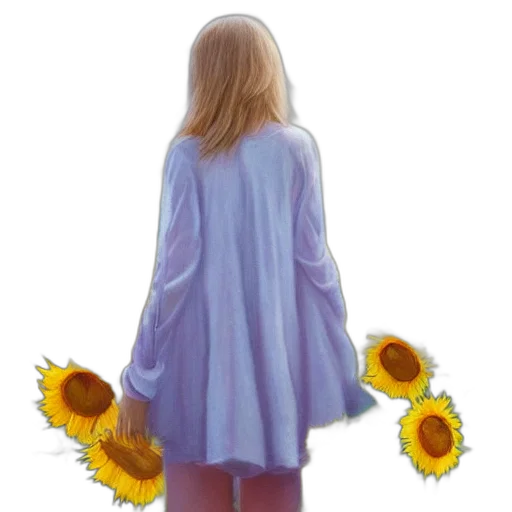 dress, jacket, flower, photorealistic, concept art, watercolor, oil painting, pastel transparent PNG cut-out