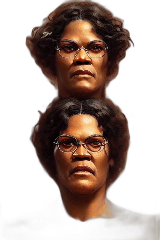 face, hair, crown, mask transparent PNG cut-out