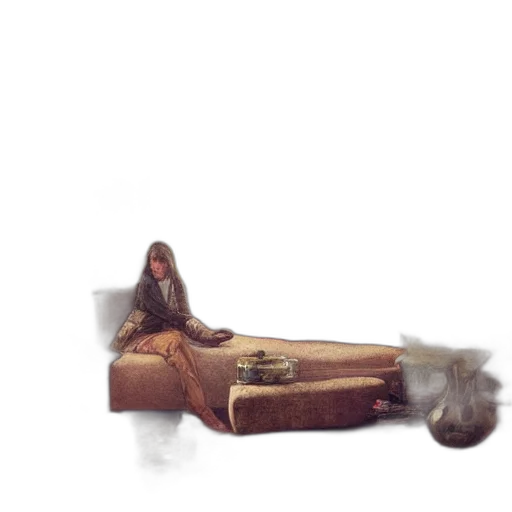 weapon, hair, furniture, staff transparent PNG cut-out