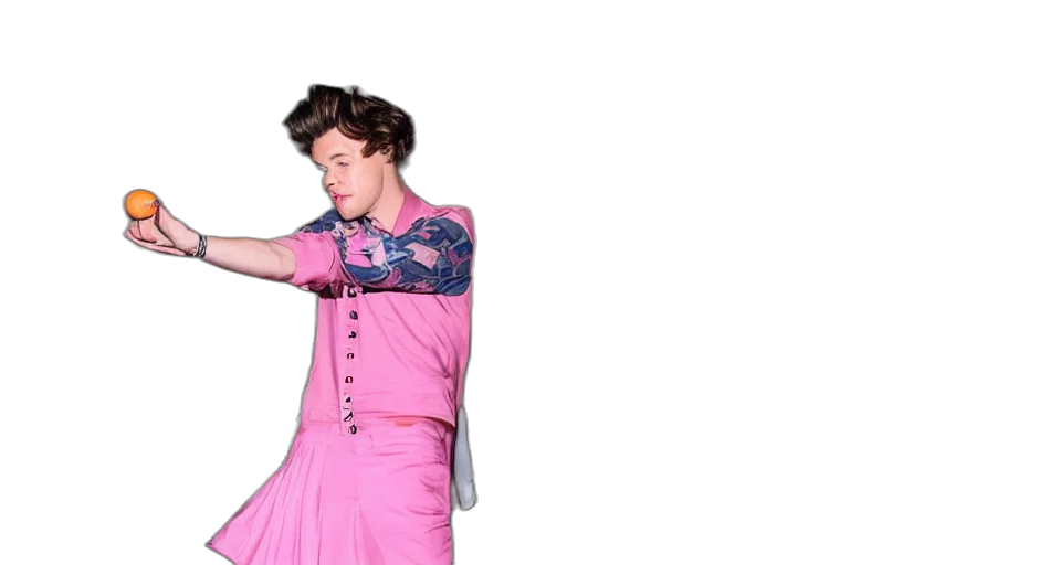 dress, jacket, staff, harry, styles, moon, juggling, oranges transparent PNG cut-out