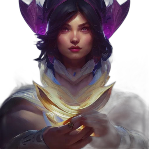 face, crown, dragon, staff, fantasy art, concept art, photorealistic, oil painting transparent PNG cut-out